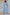 Sky-Blue Satin Bow Back Midi Dress 