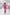 Eleonora Fuchsia Satin Long-Sleeve Maxi Dress
