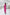 Eleonora Fuchsia Satin Long-Sleeve Maxi Dress