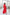 Adriana Red Thigh-Slit Long Sleeve Maxi Dress