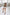 Adriana White High Waist Slit Cuff Culottes