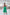 Adriana Green High Waist Slit Cuff Culottes