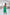 Adriana Green High Waist Slit Cuff Culottes