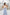 Adriana Sky-Blue High Waist Slit Cuff Culottes