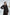 Adriana Black Satin Puff Sleeve Wrap Midi Dress