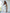 White One-Shoulder Belted Midi Dress