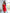 Fiamma Red Strapless Corseted Satin Mini Dress