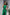 Adriana Green Backless Crepe Jumpsuit