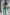 Adriana Green Backless Crepe Jumpsuit