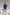 Adriana Blue Backless Puff Sleeve Crepe Mini Dress
