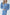 Aurora Sky-Blue Backless Puff Sleeve Midi Dress
