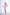 Beatrice Pink Off-the-Shoulder Belted Mini Dress