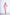 Beatrice Pink Off-the-Shoulder Belted Mini Dress