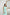 Beatrice Tiffany-Blue Sleeveless Crepe Diagonal Midi Dress