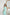 Beatrice Tiffany-Blue Sleeveless Crepe Diagonal Midi Dress