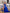 Lorenza Blue Satin Off-the-Shoulder High-Slit Maxi Dress