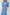 Camilla Sky-Blue Puff Sleeve Midi Dress