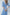 Camilla Sky-Blue Puff Sleeve Midi Dress