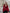 Beatrice Red Shawl-Collar Puff-Sleeve Belted Tunic Blouse