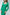 Camilla Green Square Neck Long Sleeve Midi Dress