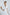 Aurora White Puff-Sleeve Belted Crepe Midi Dress