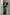 Adriana Emerald Long Sleeve V-Neck Midi Dress