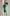 Adriana Emerald Long Sleeve V-Neck Midi Dress