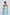 Aurora Tiffany-Blue Sweetheart Cut-Out Crepe Midi Dress