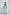 Aurora Tiffany-Blue Sweetheart Cut-Out Crepe Midi Dress
