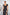 Ornella Black Sweetheart Peplum Chiffon Maxi Dress
