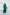 Adriana Emerald Faux Silk Puffed Sleeve Maxi Dress