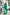 Adriana Green Shawl Lapel Two-Piece Suit
