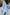 Adriana Sky-Blue Shawl Lapel Two-Piece Suit II