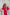 Aurora Crimson Puff Sleeve Satin Midi Dress