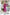 Beatrice Fuchsia Puff-Sleeve Satin-Silk Wrap Dress