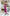 Beatrice Fuchsia Puff-Sleeve Satin-Silk Wrap Dress
