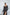 Beatrice Black Square-Neck Puff-Sleeve Midi Dress