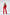 Ginevra Red Slit Sleeve Two-Piece Crepe Suit