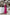 Eleonora Fuchsia Satin Long-Sleeve Maxi Dress