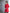 Fiamma Red Double-Breasted Puff-Sleeve Mini Blazer Dress