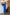 Adriana Blue Puff Sleeve Satin Wrap Midi Dress