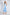 Adriana Sky-Blue Satin Top & Midi Skirt Two-Piece Set