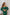 Aurora Emerald Puffed Sleeve Midi Prom Dress