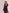 Aurora Plum Wrap Long-Sleeve Collarless Maxi Dress