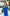 Adriana Blue Belted Double-Breasted Blazer Dress