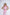 Beatrice Pink Sleeveless Crepe Diagonal Midi Dress