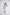 Beatrice Pink Sleeveless Crepe Diagonal Midi Dress