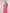 Adriana Crimson Puff-Sleeve Bustier Midi Dress