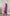 Beatrice Fuchsia Silk Long Sleeve Maxi Dress