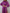 Beatrice Fuchsia Silk Long Sleeve Maxi Dress
